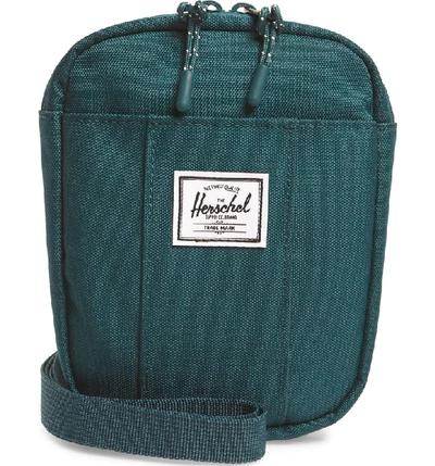 Shop Herschel Supply Co Cruz Crossbody Bag - Blue In Deep Teal
