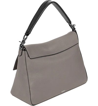 Shop Botkier Cobble Hill Slouch Calfskin Leather Hobo - Grey In Winter Grey