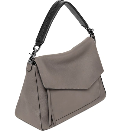 Shop Botkier Cobble Hill Slouch Calfskin Leather Hobo - Grey In Winter Grey