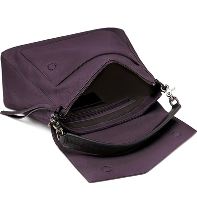 Shop Botkier Cobble Hill Slouch Calfskin Leather Hobo - Purple In Winter Purple