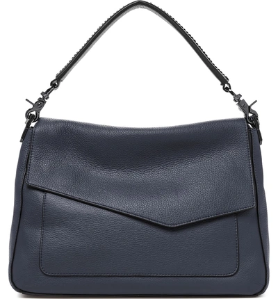 Shop Botkier Cobble Hill Slouch Calfskin Leather Hobo - Blue In Winter Navy