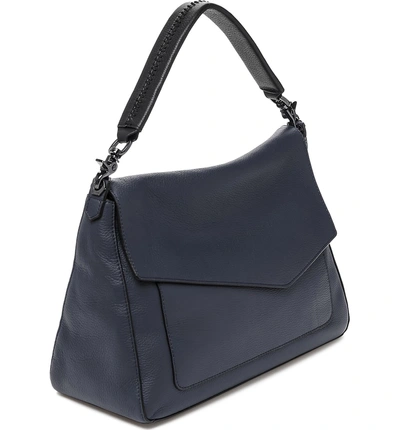 Shop Botkier Cobble Hill Slouch Calfskin Leather Hobo - Blue In Winter Navy