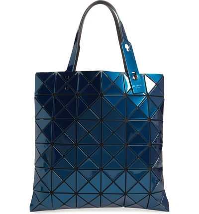 Shop Bao Bao Issey Miyake Lucent Metallic Tote Bag - Blue