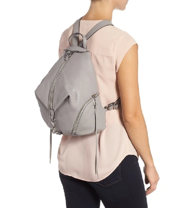 Shop Rebecca Minkoff Julian Backpack In Grey