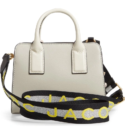 Shop Marc Jacobs Little Big Shot Leather Tote In Dust Multi