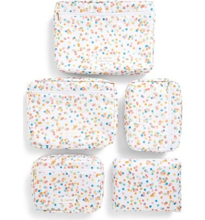 Shop Calpak X Oh Joy! Set Of 5 Packing Cubes In Confetti
