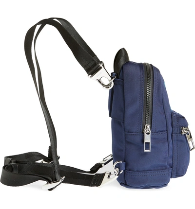 Shop Kenzo Icon Mini Backpack - Blue In Navy Blue