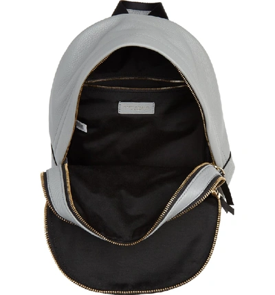 Shop Marc Jacobs Medium Trek Leather Backpack - Grey In Griffin