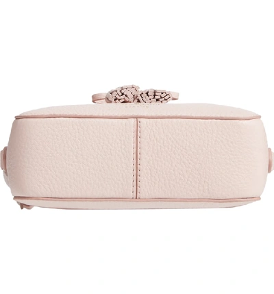 Shop Kate Spade Hayes Street - Arla Leather Crossbody Bag - Pink In Warm Vellum