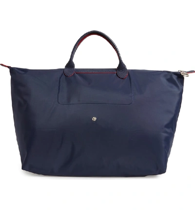 Shop Longchamp Le Pliage Club Tote In New Navy