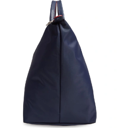 Shop Longchamp Le Pliage Club Tote In New Navy