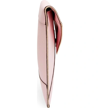Shop Rebecca Minkoff Leo Envelope Clutch - Pink In Peony