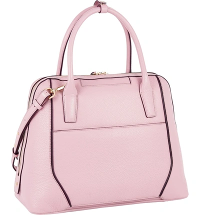 Shop Tumi Stanton Janet Leather Dome Satchel Briefcase - Pink