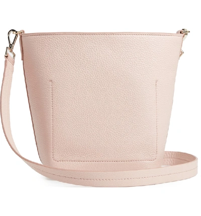 Shop Kate Spade Hayes Street - Vanessa Leather Shoulder Bag - Pink In Warm Vellum