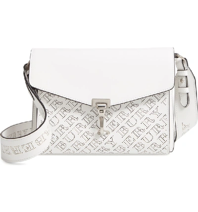 Cross body bags Burberry - White Leather Mini Shoulder Bag with Monogram -  8070483