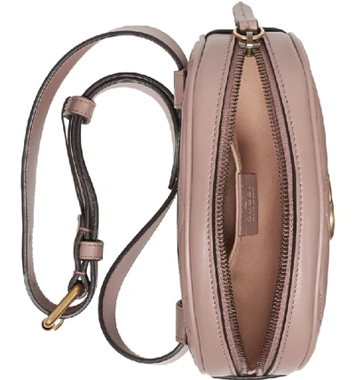 Shop Gucci Gg Matelasse Leather Belt Bag In Porcelain Rose