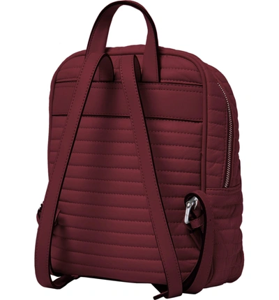 Shop Urban Originals Essential Vegan Leather Backpack - Purple In Plum