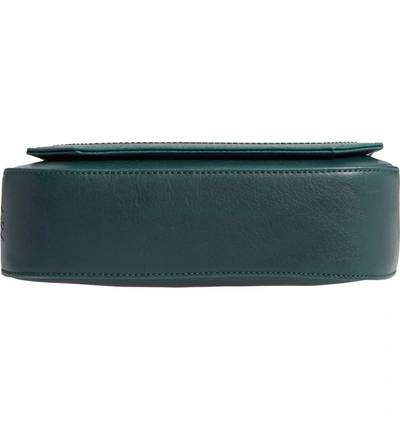 Shop Matt & Nat Small Mara Faux Leather Crossbody Bag - Green In Emerald