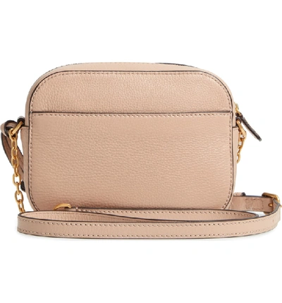 Shop Tory Burch Mcgraw Leather Camera Bag In Devon Sand