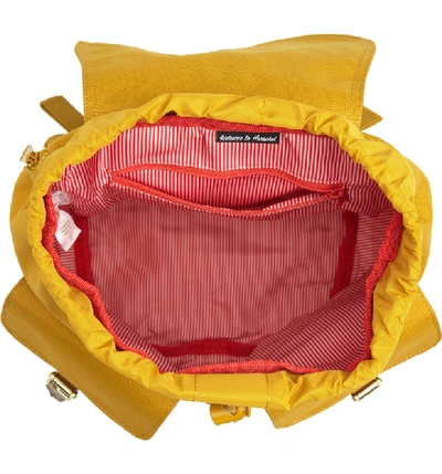 Shop Herschel Supply Co X-small Dawson Backpack - Yellow In Arrowwood
