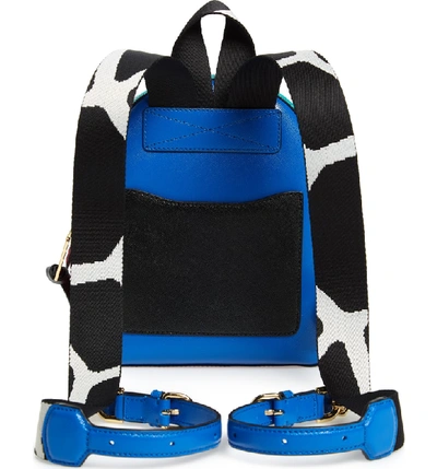 Shop Marc Jacobs Pack Shot Leather Backpack - Blue In Academy Blue Multi