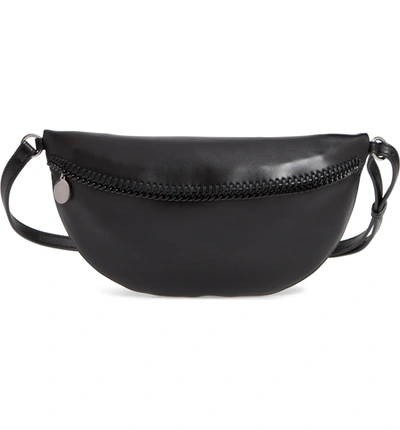 Shop Stella Mccartney Chain Trim Bum Bag In Black