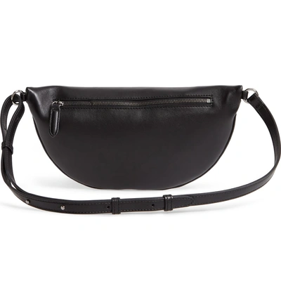 Shop Stella Mccartney Chain Trim Bum Bag In Black
