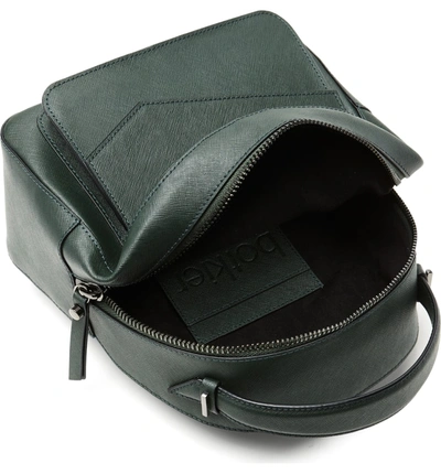 Shop Botkier Cobble Hill Calfskin Leather Backpack - Green In Winter Green