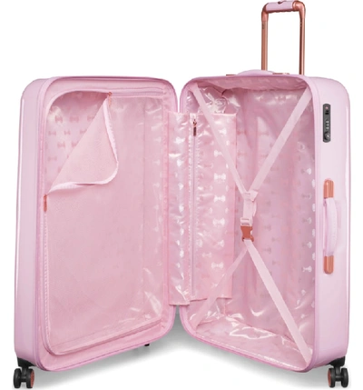 Shop Ted Baker Large Splendour Print 32-inch Hard Shell Spinner Suitcase - Pink