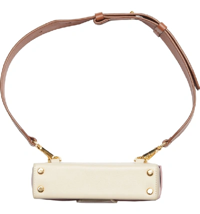 Shop Yuzefi Lola Belt Bag - Brown In Brownrose Marmo