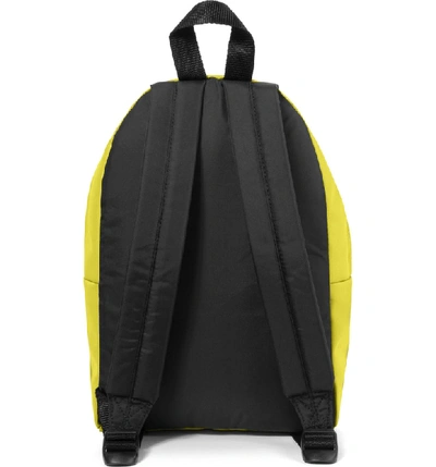 Shop Eastpak Eastpack Orbit Canvas Backpack - Yellow In Young Yellow