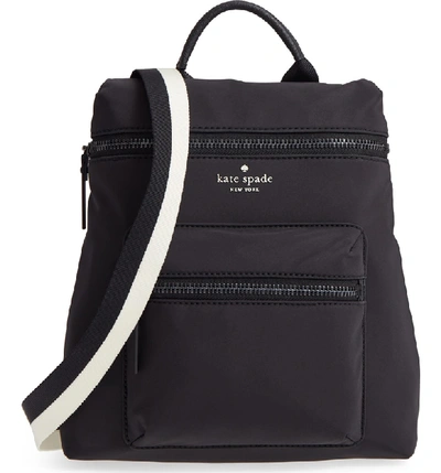 Shop Kate Spade That's The Spirit Mini Nylon Convertible Backpack - Black