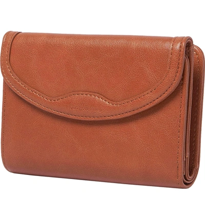 Shop Urban Originals Queen Bee Vegan Leather Wallet In Tan