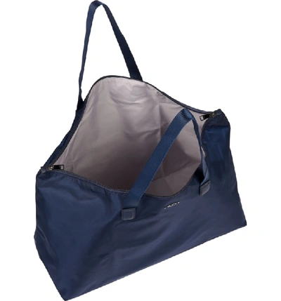 Shop Tumi Voyageur Just In Case Packable Nylon Tote - Blue In Navy