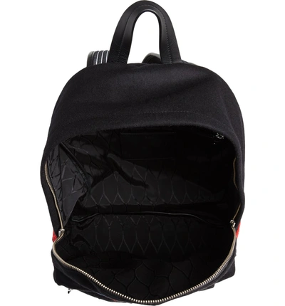 Shop Kenzo Small Wool Blend Backpack - Black