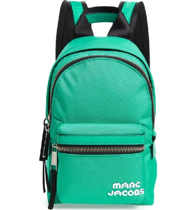 Shop Marc Jacobs Mini Trek Nylon Backpack - Green In Sage