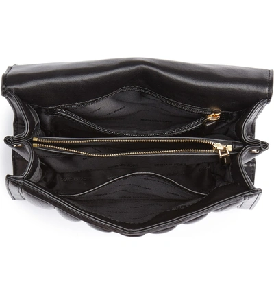Shop Michael Michael Kors Large Quilted Leather Shoulder Bag In Black