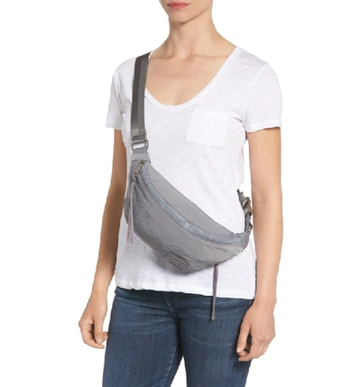 Shop Rebecca Minkoff Nylon Belt Bag - Grey