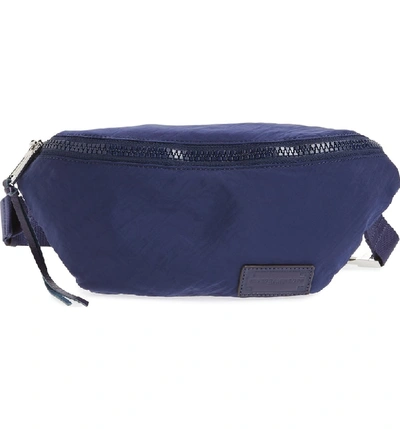 Shop Rebecca Minkoff Nylon Belt Bag - Blue In True Navy