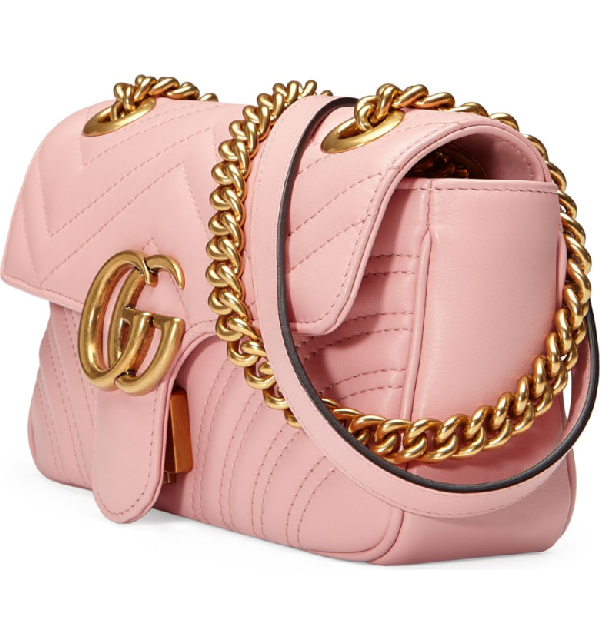Gucci Mini Gg Marmont 2.0 Matelasse Leather Shoulder Bag In 5909 Pink | ModeSens