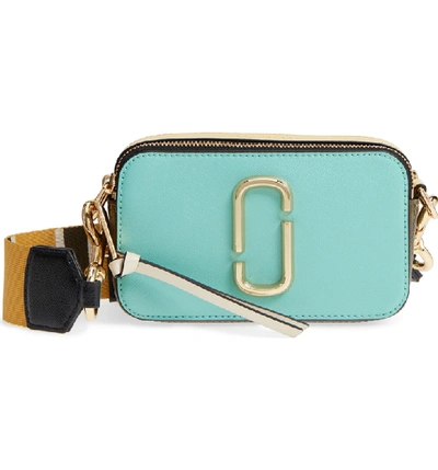 Shop Marc Jacobs Snapshot Crossbody Bag In Surf Multi