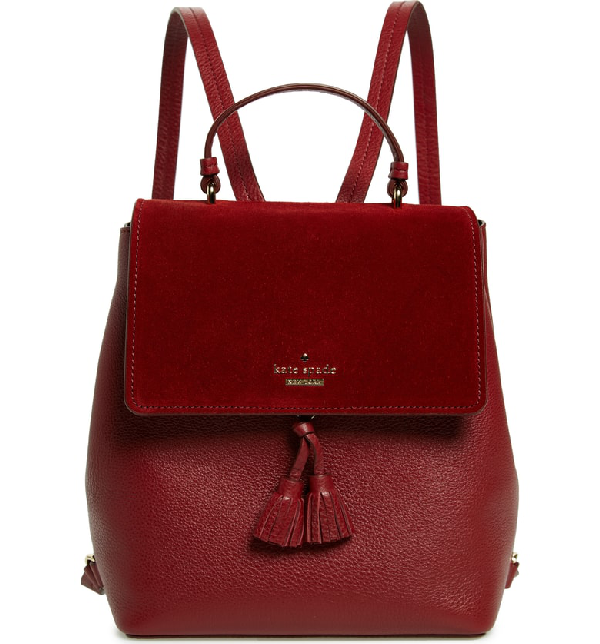 kate spade red backpack