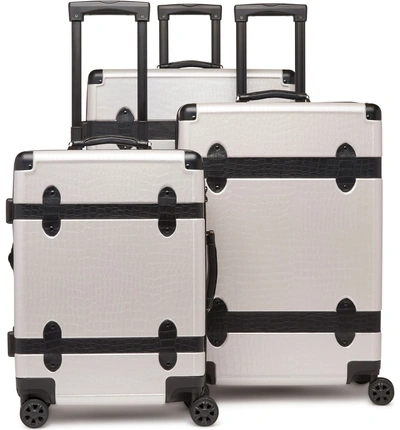 Shop Calpak Trnk Collection 3-piece Spinner Luggage Set In Grey