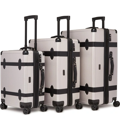 Shop Calpak Trnk Collection 3-piece Spinner Luggage Set In Grey