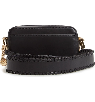 Shop Michael Michael Kors Small Leather Camera Bag - Black