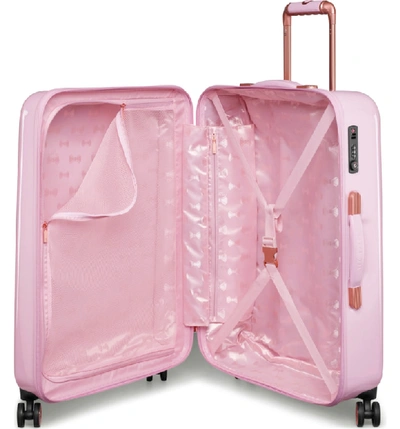 Shop Ted Baker Medium Splendour Print 28-inch Hard Shell Spinner Suitcase - Pink