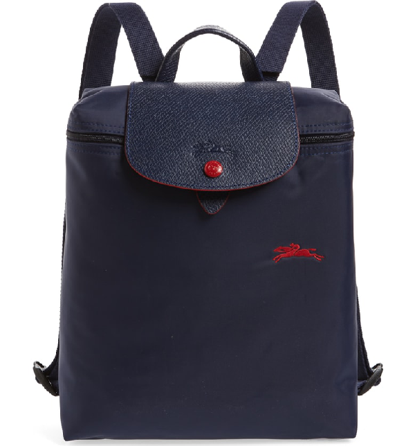 longchamp backpack navy