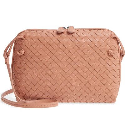 Bottega Veneta Nodini Woven Leather Crossbody Bag, $1,650