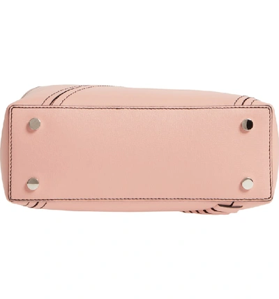 Shop Proenza Schouler Mini Hex Whipstitch Calfskin Leather Tote - Pink In Deep Blush