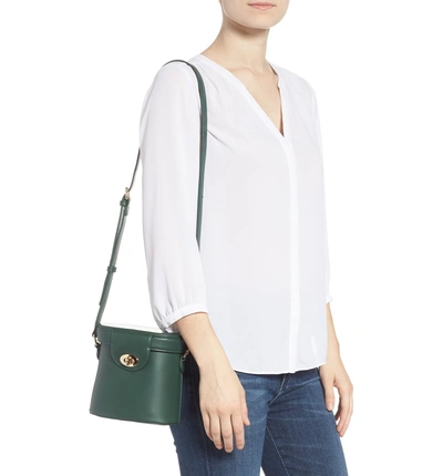 Shop Street Level Faux Leather Bucket Bag - Green